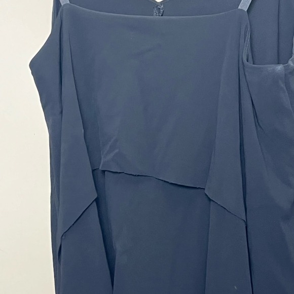 COS Raw Hem Ribbon Strap Crop Tank Medium Top - Picture 4 of 7